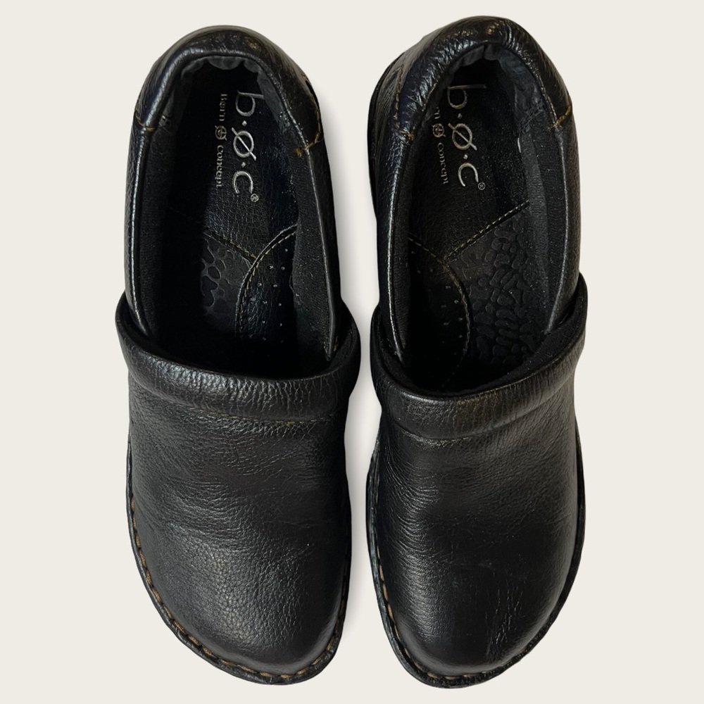 COPY - Hold - BOC Toby II Clog size 8 Black Leather - Picture 4 of 14